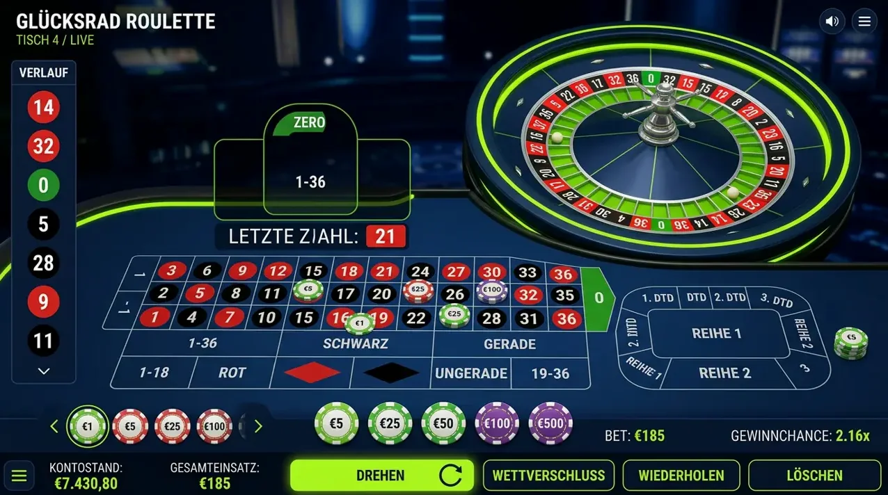 Tischspiele · Spingranny